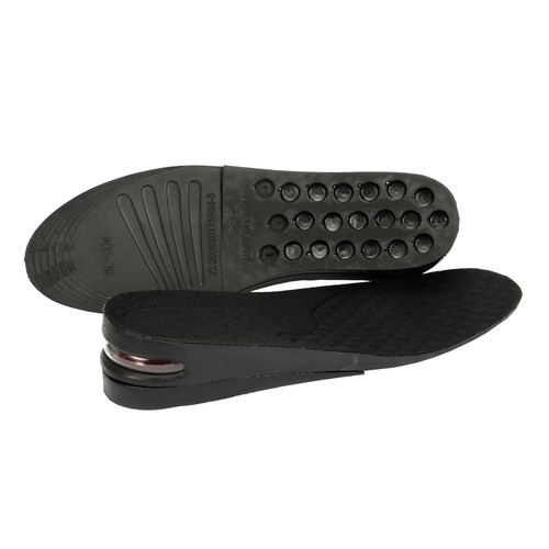 Black Height Increasing lifts, Height Insoles with PU, Look Taller Items,IN2F - Picture 4 of 5