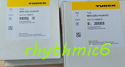 Brand New TURCK IM35-22EX-HI/24VDC Safety relays Fast FedEx or DHL