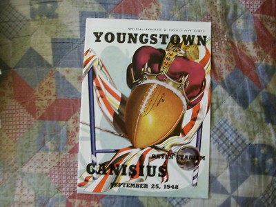 1948 YOUNGSTOWN CANISIUS PROGRAM Yearbook Media