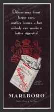 Marlboro Cigarettes Philip Morris 1940s Print Advertisement Ad 1948