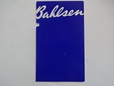 Bahlsen Werbung / Blaues Schildchen - ca 250 x 150 mm groß