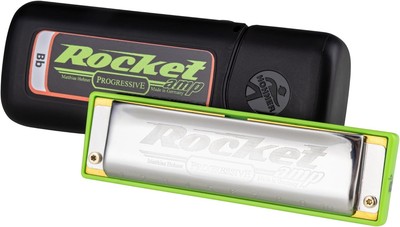 Hohner Rocket Amp Harp Harmonica M2015116P Harmonica in the Key of Bb MAJOR
