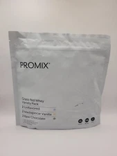 Promix Grass Fed Whey Protein Powder Variety Pack Unflavored, Vanilla, Chocolate