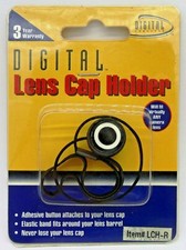 Vtg Digital Concepts Digital Lens Cap Holder Adhesive Button Elastic Band LCH-R