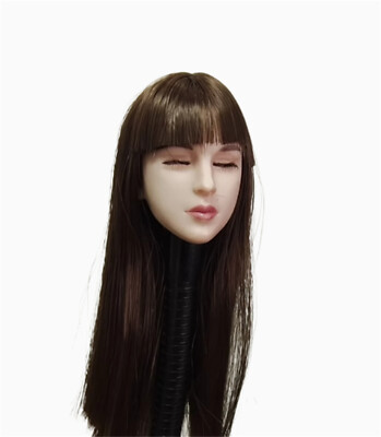 1/6 Scale Female Expression Head Sculpt Close Eye Thinking For 12'' TBL Figure