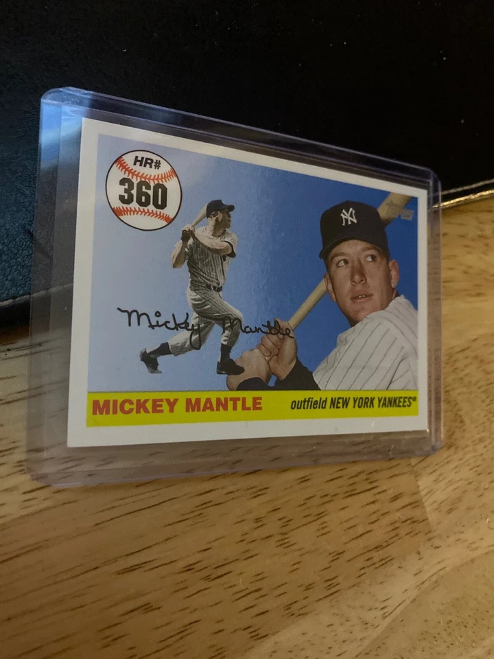 Mickey Mantle 2007 Topps Card #MHR360 New York Yankees Collector Man Cave ❤️NYC - Image 2 of 4