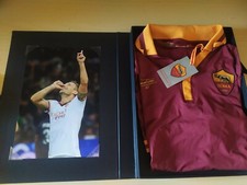 MAGLIA AS ROMA XL 2013/2014 FRANCESCO TOTTI COFANETTO AD EDIZIONE LIMITATA