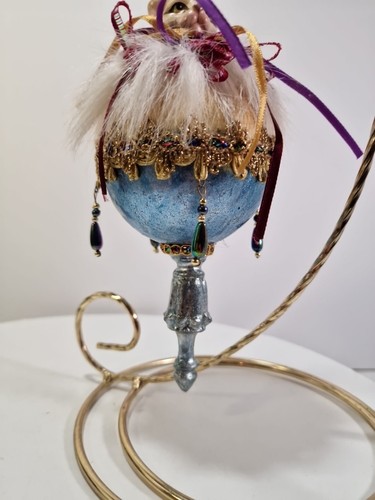 Ornement de Noël goutte pendante goutte pour chaton finition chaton tabby marron 8"h ❤️, C8t - Photo 4/11