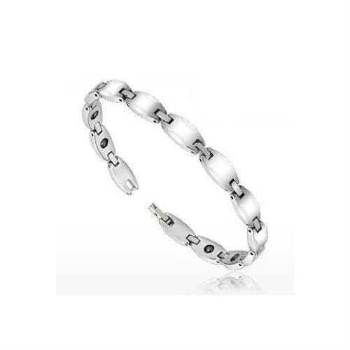 BRACELET GOURMETTE HOMME ADO TUNGSTENE GRAIN DE CAFE LUXE MAGNETIQUE NEUVE 135 - Photo 1/1