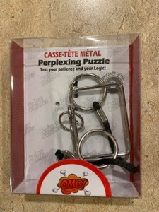 Cass-tete Metal Perplexing Finger Puzzle