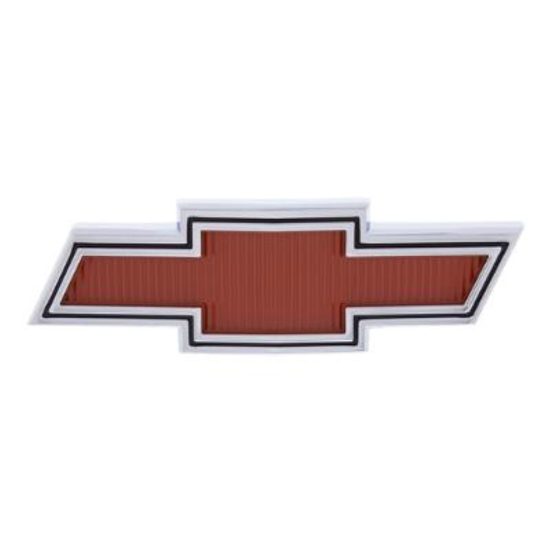 67 68 CHEV PICK UP FRONT RED BOWTIE GRILL BADGE NEW 1967 1968 EMBLEM C10 TRUCK