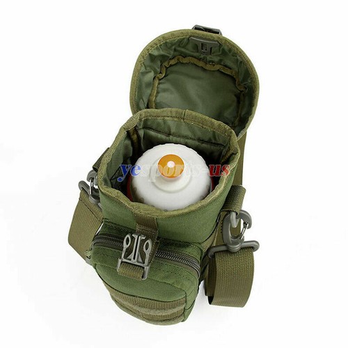 Tactical Molle Water Bottle Bag Outdoor Military Hiking Belt Holder Kettle Pouch - Picture 6 of 14