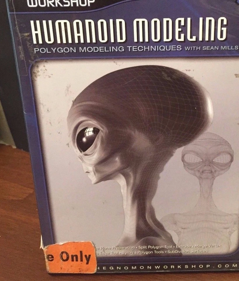 The GNOMON WORKSHOP Humanoid Modeling Polygon Techniques Sean Mills DVD - Image 2 of 4