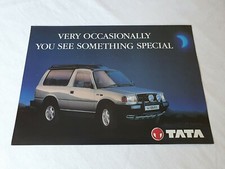 Tata Gurkha Car Brochure [1990s] - Rare! - FREE POSTAGE