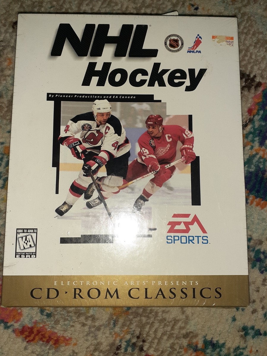 Vintage NHL Hockey EA Sports Windows 95 and MS DOS CD-ROM Game NEW 