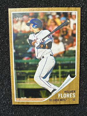 WILMER FLORES #112 2011 Topps Heritage Minor League Edition Rookie/Prospect QTY