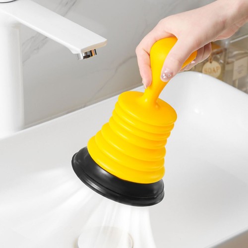 Manual Drain Suction Cup Mini Wave Plunger Drain Cleaning Pump for Bathroom Sink - Picture 2 of 10