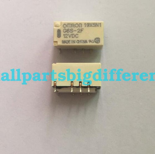 20/50/100pcs G6S-2F-12VDC G6S-2F-DC12V New 8Pins Relay 12V