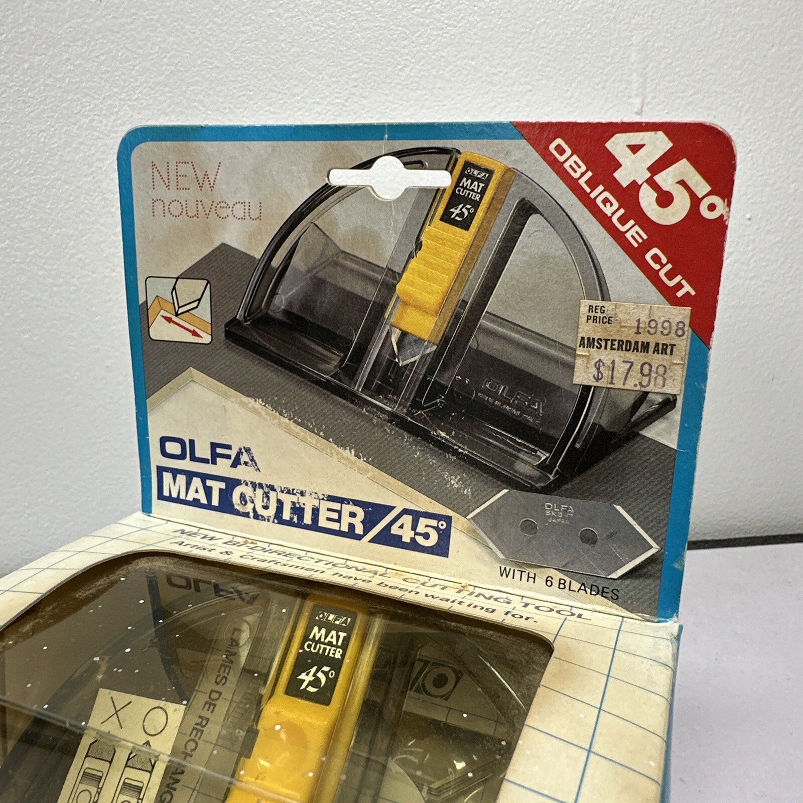 Olfa Mat Cutter MC45 Oblique Cut 45° NonSlip New Old Stock eBay