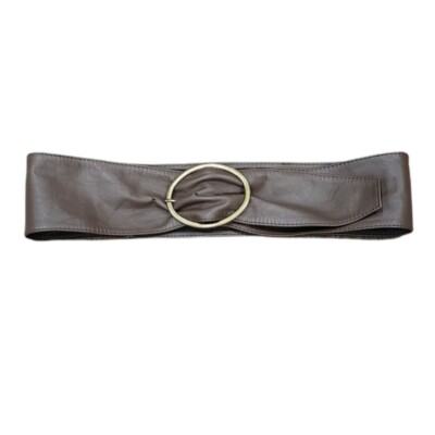 H&M Wide Brown Fashion Waist Belt Australia - Main Image