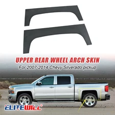 2x Bed Wheel Arch Repair Panel 20 Gauge Steel Set For 2007-2014 Chevy Silverado