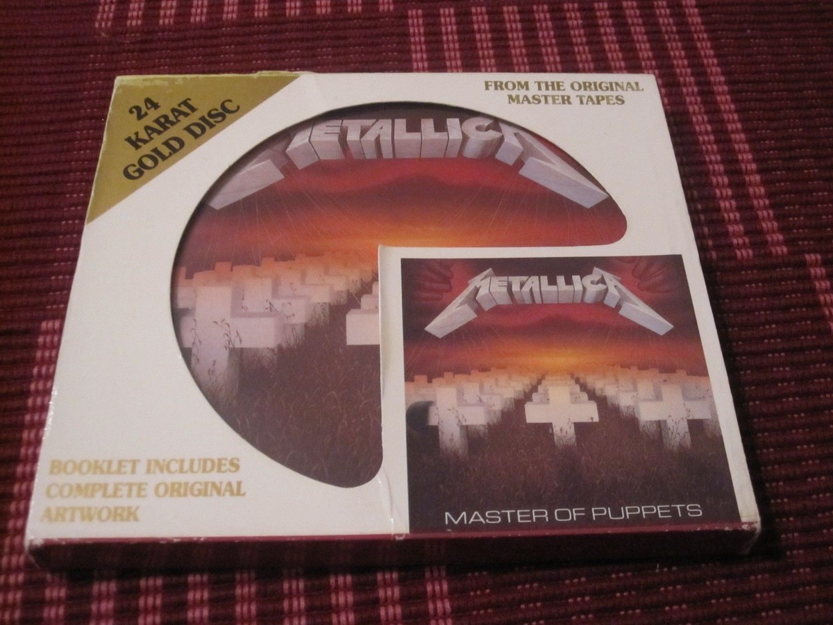 洋楽 24K GOLD CD LLICA MASTER OF PUPPETS Metallica Master of Puppets DCC 24kt Gold CD GZS-1133 New