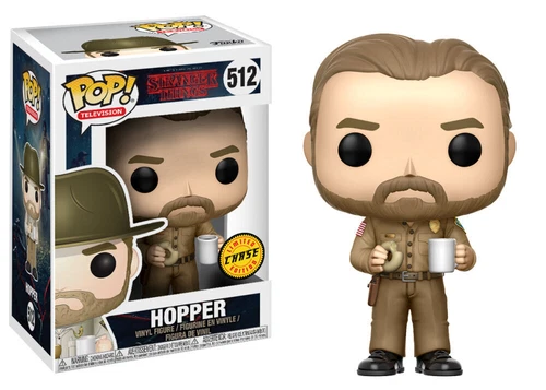 Funko Pop! Vinyl: Stranger Things - Jim Hopper (w/ Donut) (Chase) #512