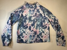 SO Microfleece Girls Quarter Zip Multi Color Shirt Size Large