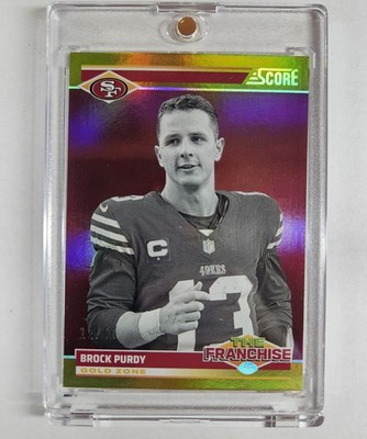 Panini 2024 Score Brock Purdy #28 The Franchise Gold Zone /50 49ers