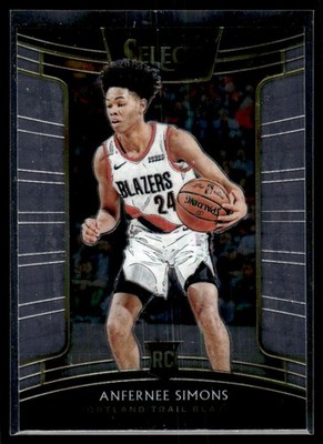 2018-19 Panini Select Anfernee Simons Rookie Portland Trail Blazers #39