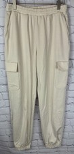 VUORI Women s Small Boyfriend DreamKnit Cargo Jogger Stretch Pants Cream VW4062