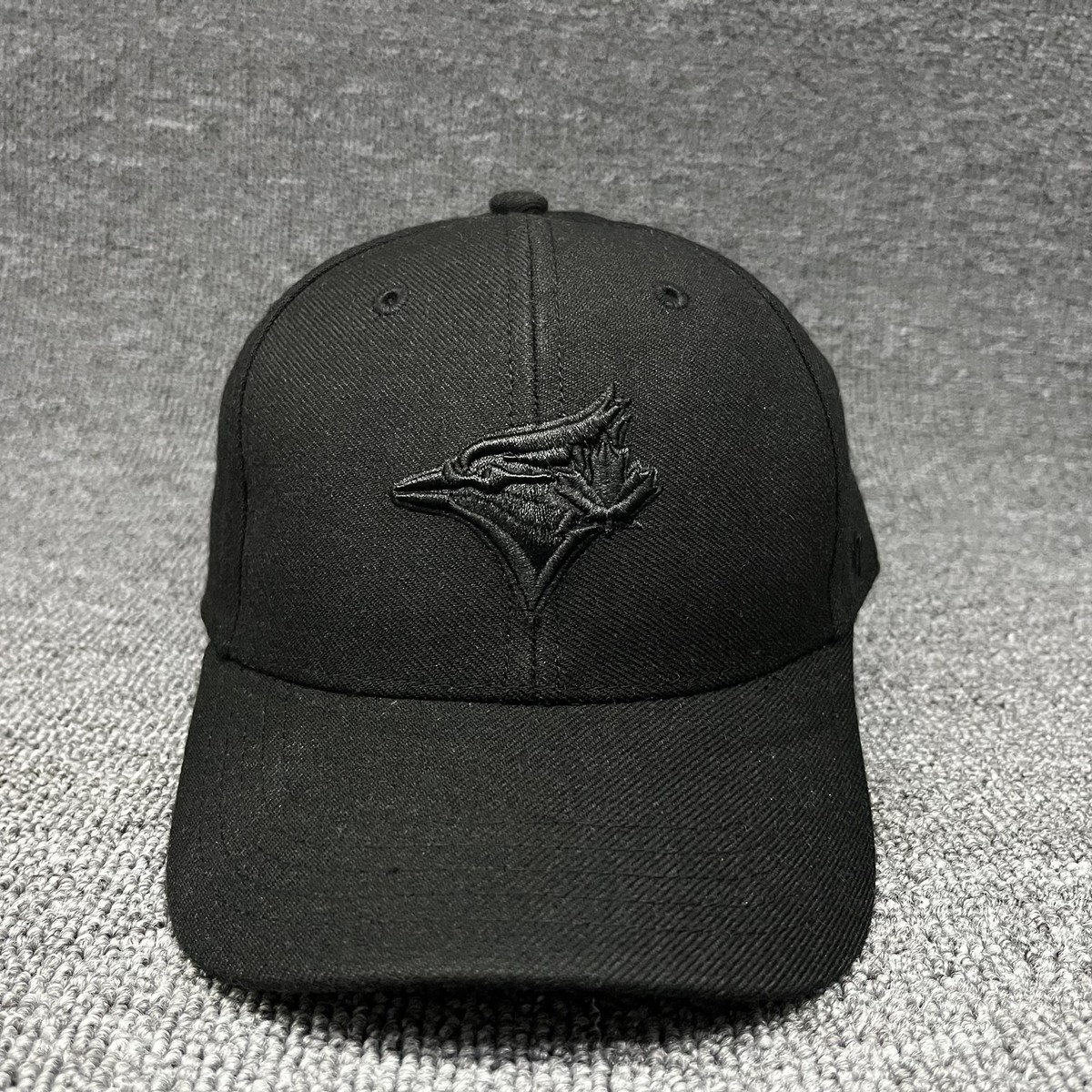 Toronto Blue Jays '47 Brand Child Clean Up Hat Black Tonal Logo Adjustable Cap
