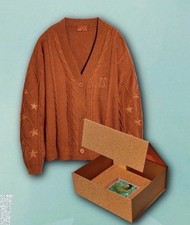 TAYLOR SWIFT THE LIFE OF A SHOWGIRL CARDIGAN BOX SET M/L NEW