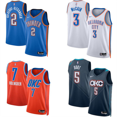 Oklahoma City Thunder Trikot NBA Herren Nike Basketball Weste Top - Neu