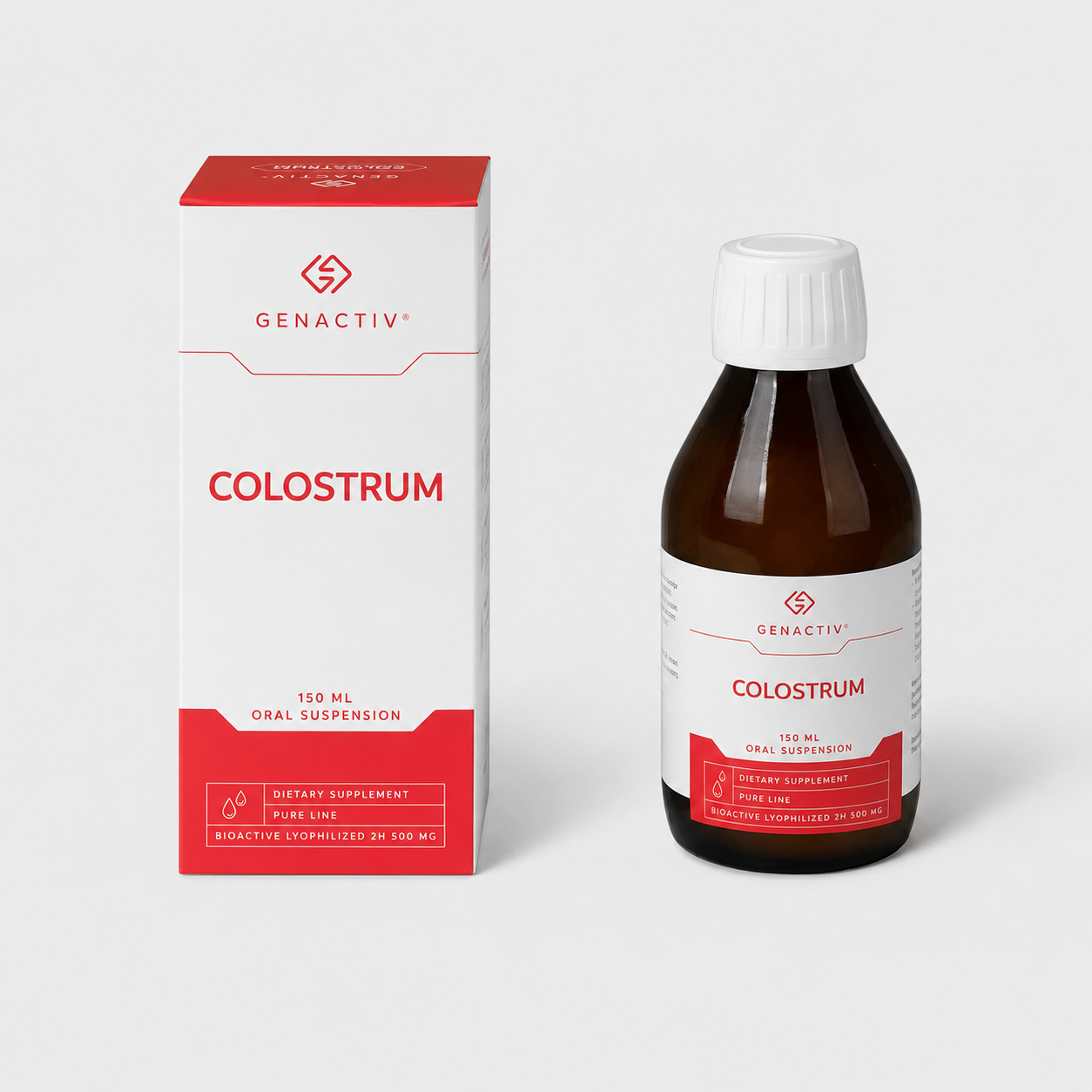 GENACTIV Colostrum 150ml | Liquid Bovine Colostrum 500mg