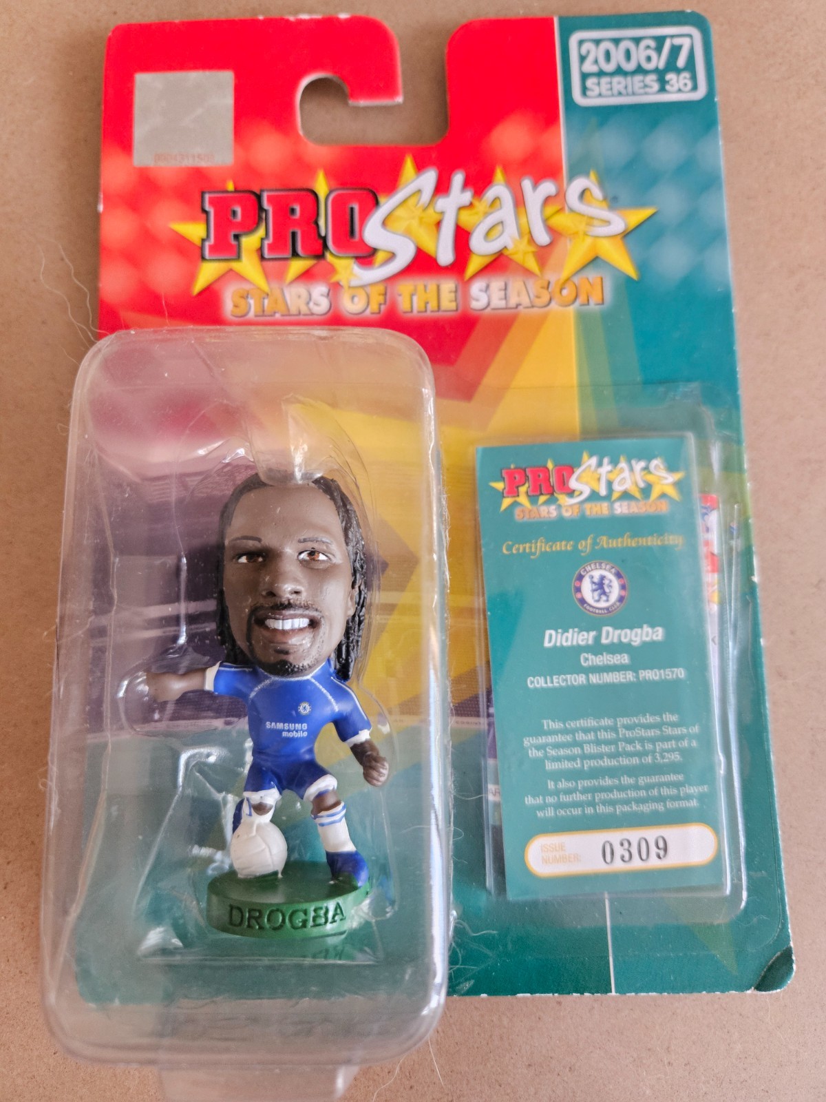 NEW & SEALED CORINTHIAN PROSTARS FIGURE - DIDIER DROGBA - CHELSEA for sale on Ebay