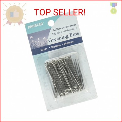 Panacea Sharp Greening Pins 1.75'' 50/Pkg, 1 Pack, Silver