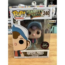 CHASE LIMITED EDITION GLOW Dipper Pines Gravity Falls Funko Pop #240 Disney GITD