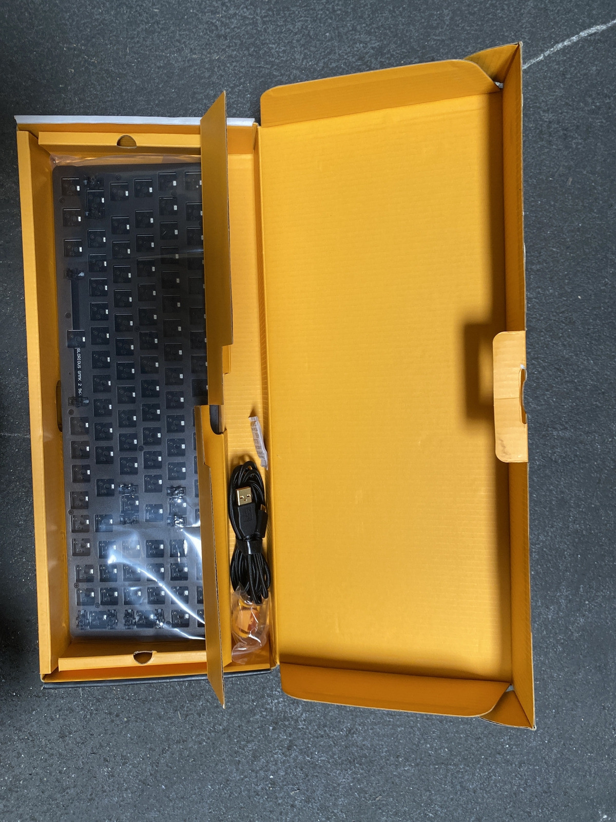 Glorious GMMK 2 96% Barebones Gaming Keyboard – Hot-Swappable, USB-C, Black (Refurbished)