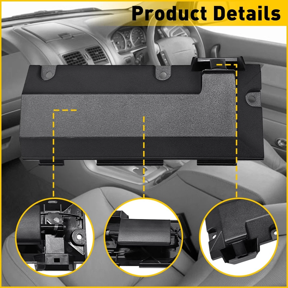 Set of 1 For Ford Territory's SX SY SY2 SZ TX TS SR Black Glove Box Latch Lock - image 4 of 4