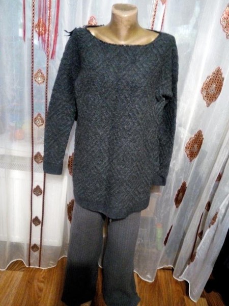 Women Maison Scotch Sweater Grey Wool 40 / L