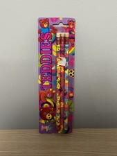 Vintage NOS Lisa Frank Teddies 3pk Pencils Teddy Bears - New