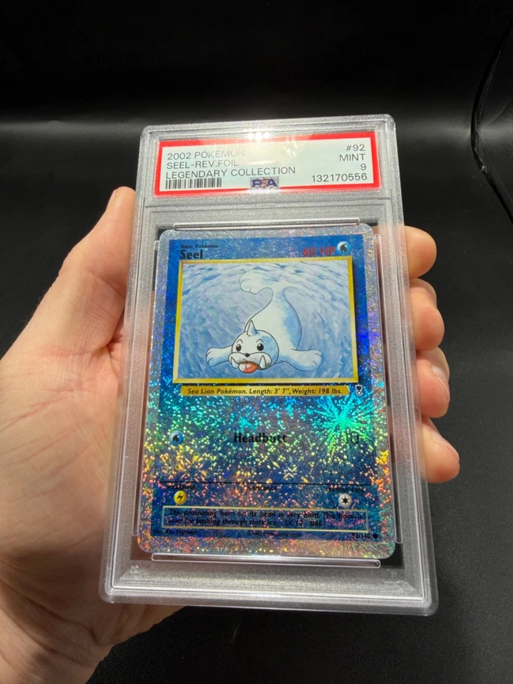 2002 Pokemon Legendary Collection Reverse Holo Foil SEEL #92 PSA 9 Mint Vintage - Image 2 of 4