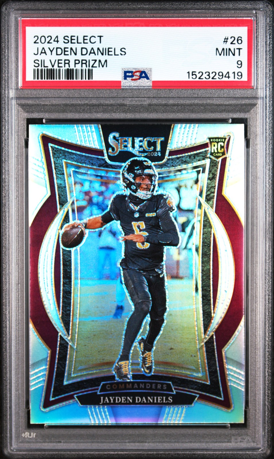 Jayden Daniels Silver Prizm #26