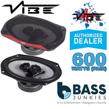 VIBE PULSE69-V3 - 6"x9" 2-Way 600 Watts Car Van Coaxial Shelf Speakers & Grilles
