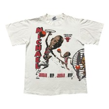 Vintage 90s Chicago Bulls Michael Jordan MVP AOP Shirt Salem Sportswear