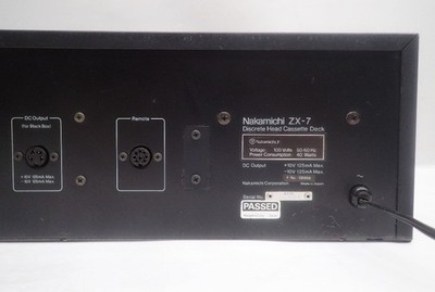 Nakamichi ZX-7 Discrete Head Cassette Deck Fully Functional | eBay