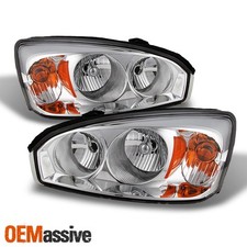 Fits 04-08 Chevy Malibu Headlights Lights Lamps Replacement Pair Set 2004-2008