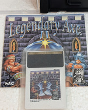 Thumbnail of ebay&reg; auction 406933415739 | Legendary Axe II 2 TurboGrafx 16, 1990 Complete Case, Manuel, Hucard - Tested