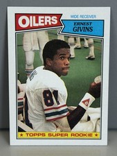1987 Topps - #310 Ernest Givins (RC) Mint Rookie Card. rookie card picture
